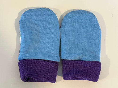 Babyvotter, enhjørning blå