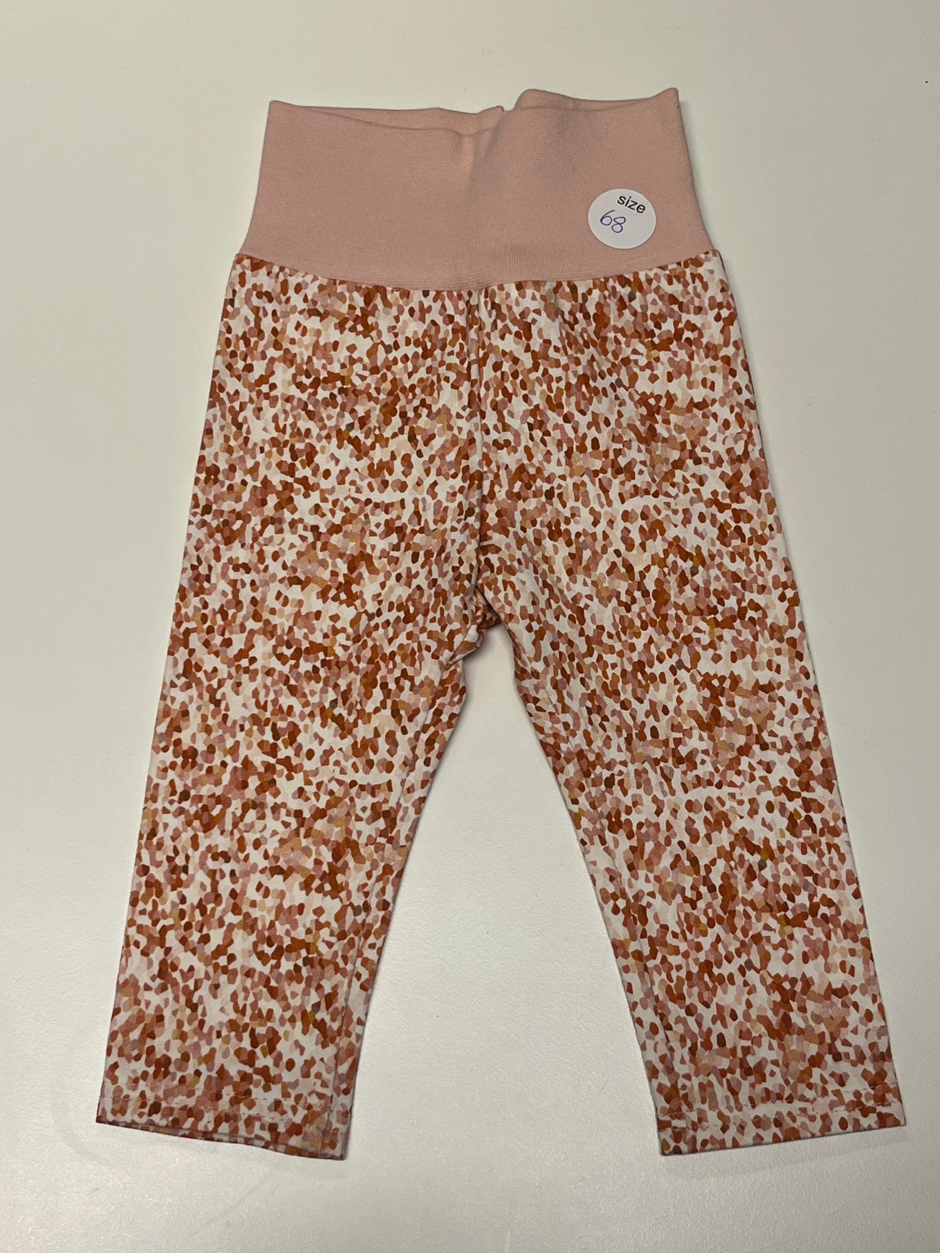 Leggings med ribb, rosa