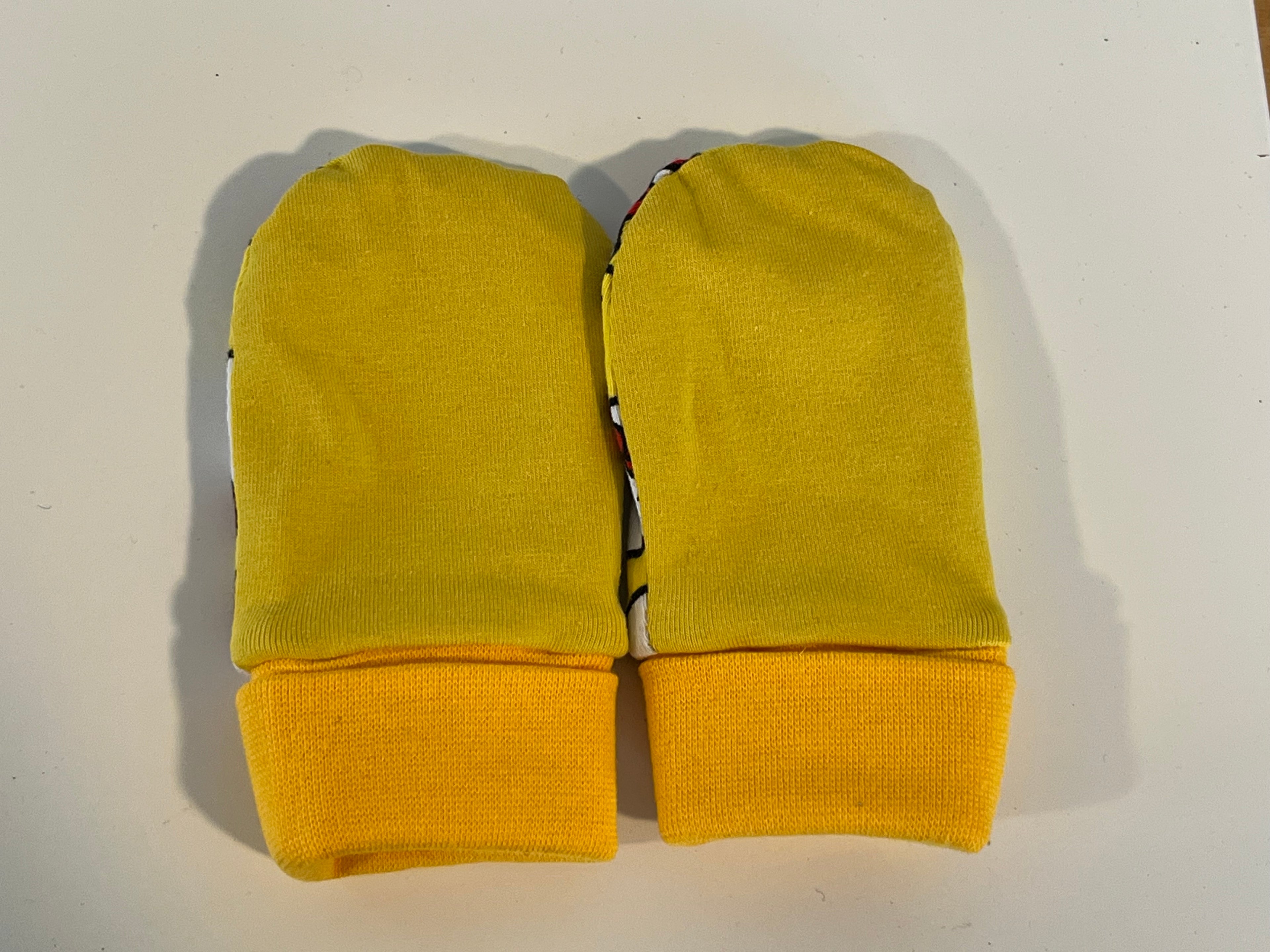 Babyvotter, katt gul